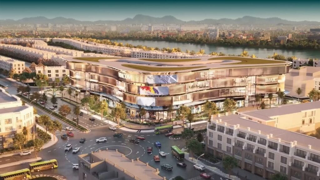 Phối cảnh shophouse Vinhomes Green Paradise Cần Giờ